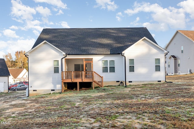 view of rear view of house