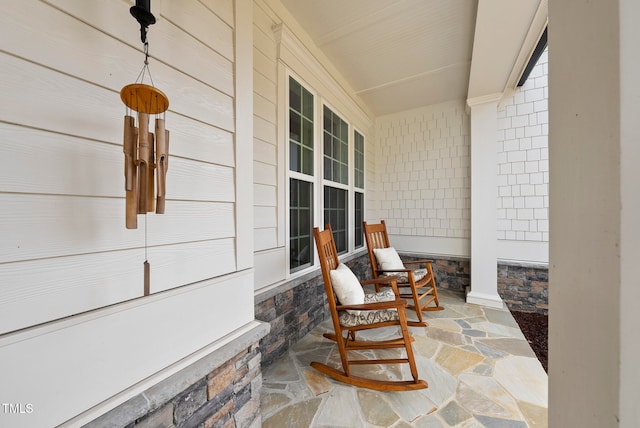 view of patio / terrace featuring a porch