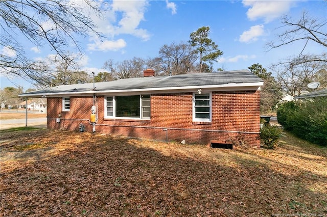 view of rear view of property