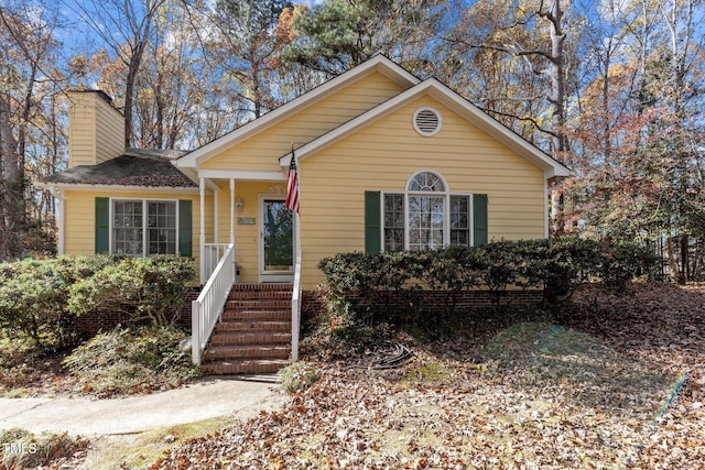 view of bungalow-style house