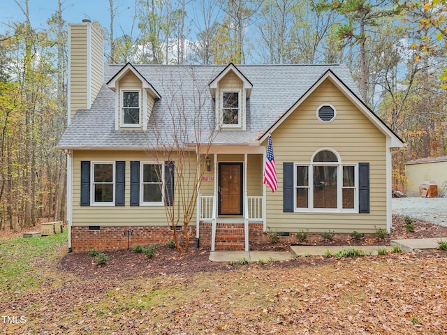 view of cape cod-style house