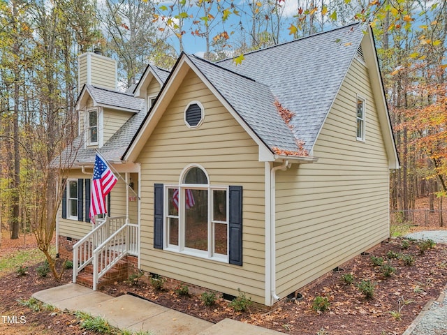 view of front of property