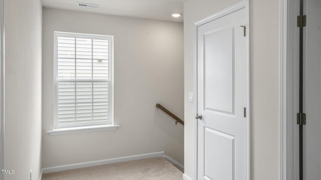 236 Holton St, Smithfield, NC 27577 - stairway with carpet floors and baseboards