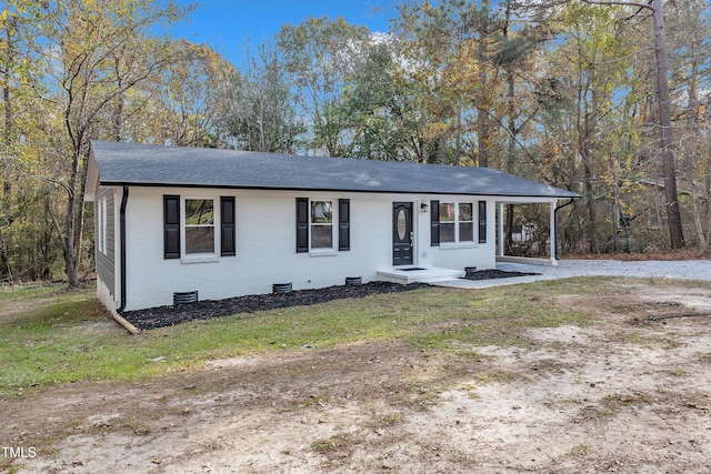 1518 Parks Village Rd, Zebulon, NC 27597 - ranch-style home featuring a front lawn
