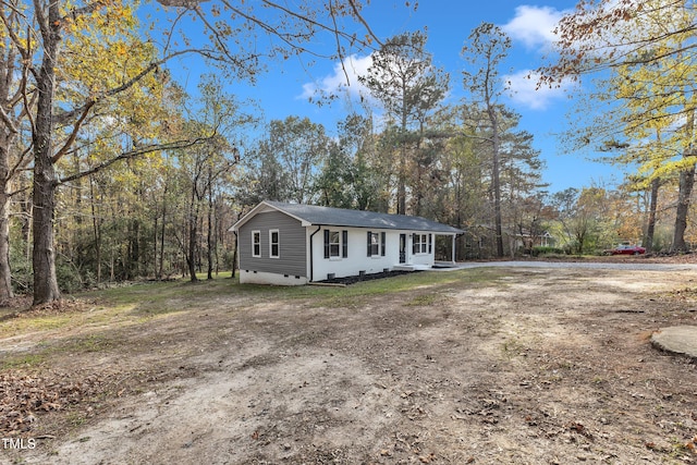 1518 Parks Village Rd, Zebulon, NC 27597 - view of single story home
