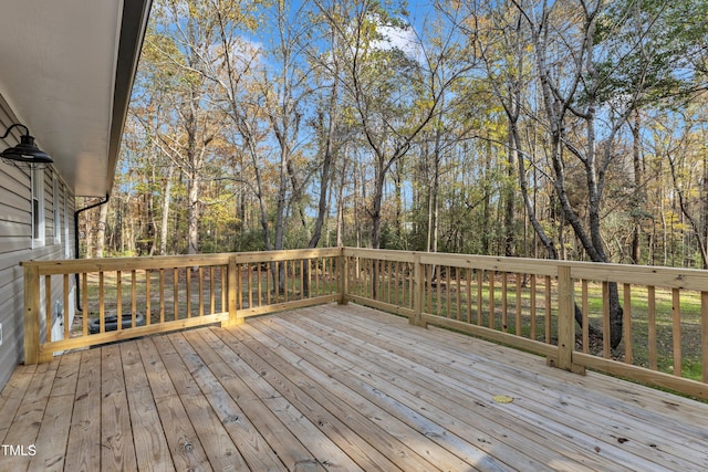 1518 Parks Village Rd, Zebulon, NC 27597 - view of wooden deck