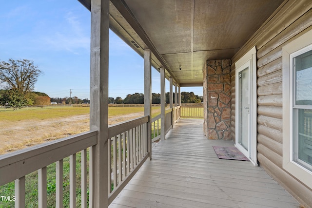 view of deck