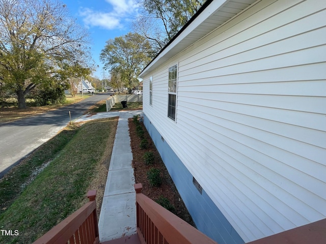 view of side of home