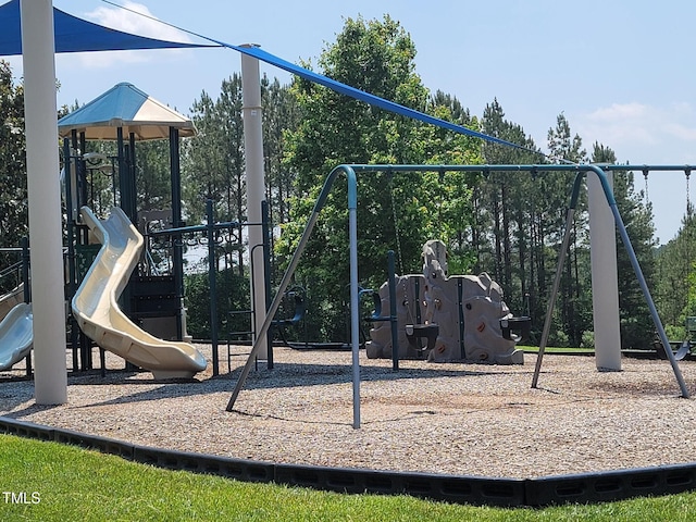 view of play area