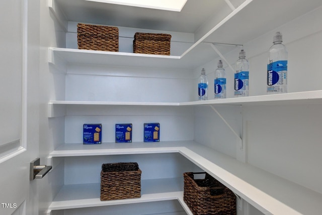 view of pantry