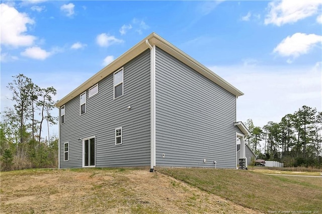 view of side of property
