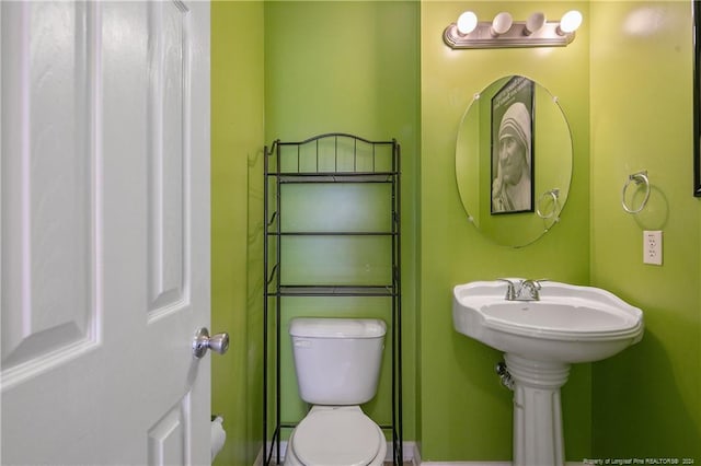 bathroom with toilet