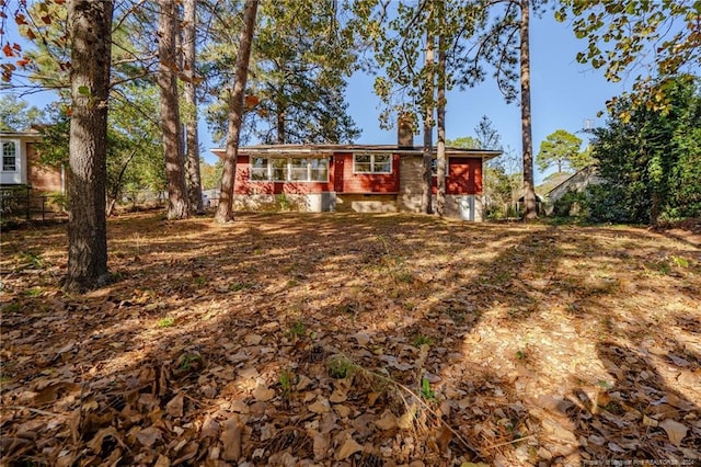 view of ranch-style house