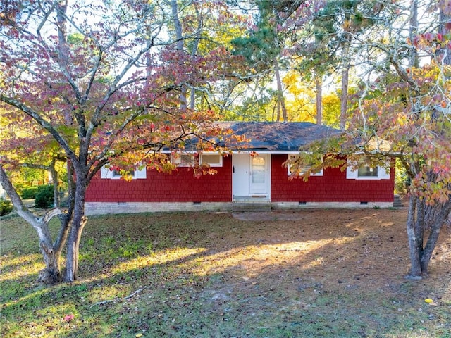 view of front of home