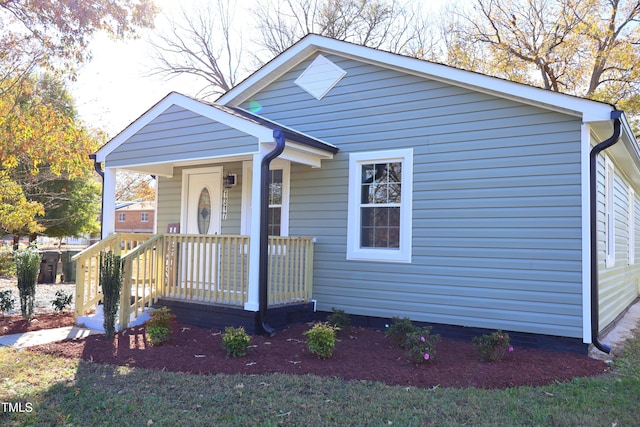 view of bungalow-style house