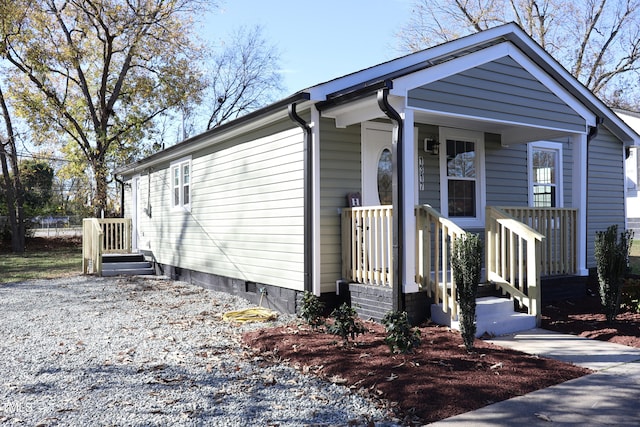 view of front of home