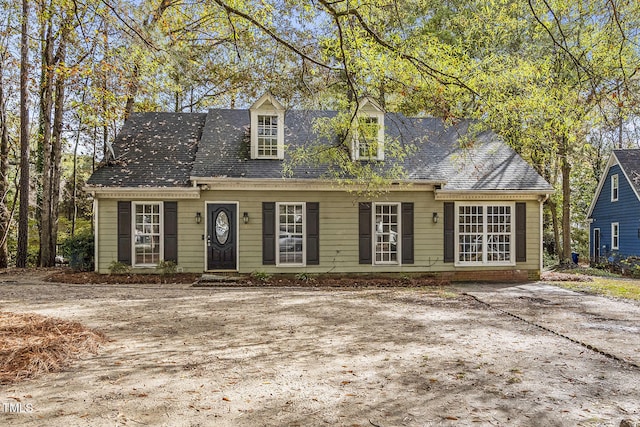 view of cape cod house