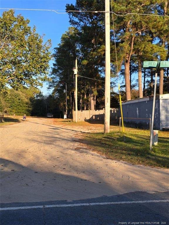view of road