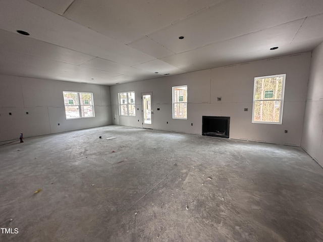 view of unfurnished living room