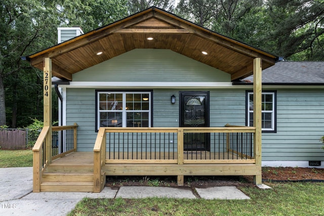 2704 Ross Rd, Durham, NC 27703 - view of front of property with a chimney
