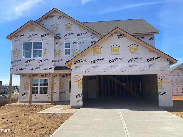 view of property under construction