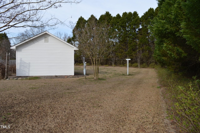 view of yard