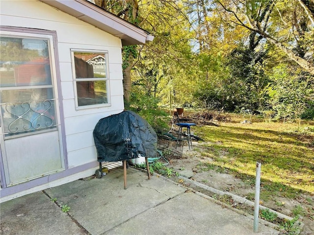 view of patio / terrace featuring area for grilling