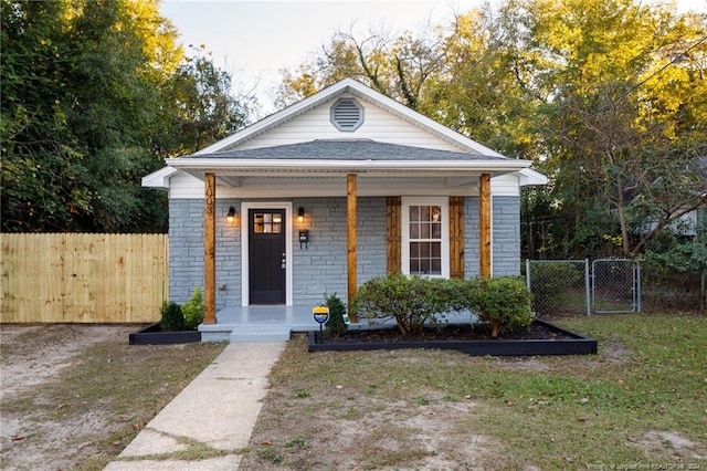 view of bungalow