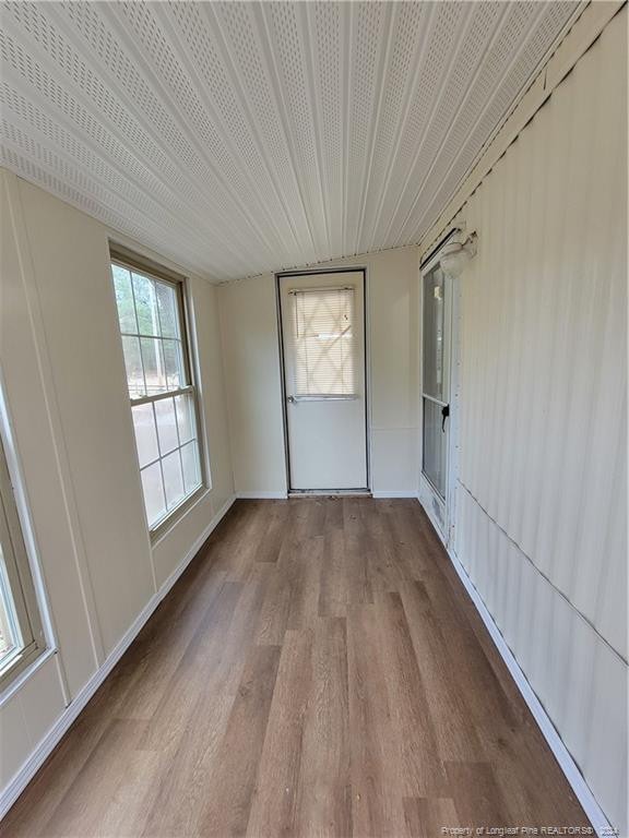 interior space featuring hardwood / wood-style floors