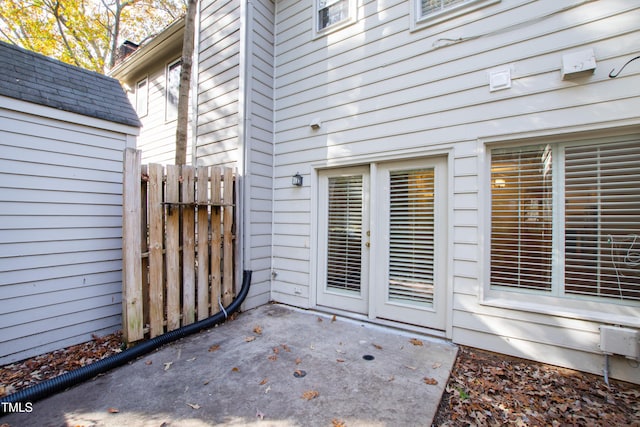 1321 Dylan Heath Ct, Raleigh, NC 27608 - view of patio featuring a shed