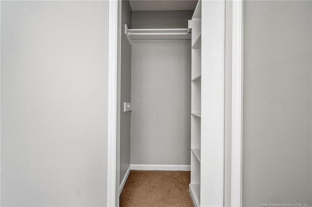 view of closet