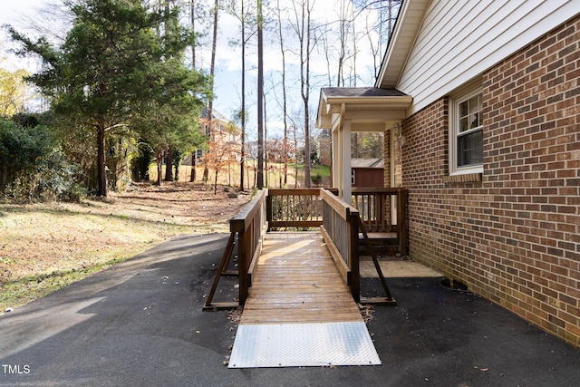 view of deck