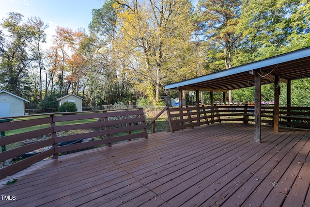 view of deck