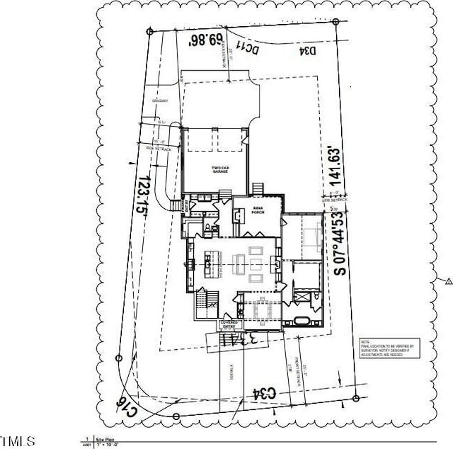 3341 Colby Chase Dr, Apex, NC 27539 - view of home floor plan