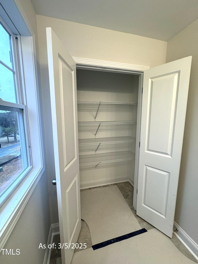 view of closet