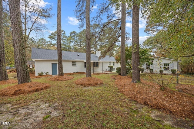 view of back of property