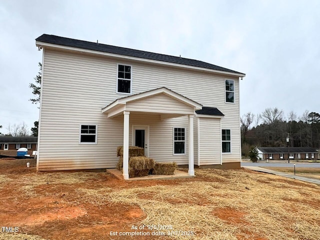 view of rear view of house