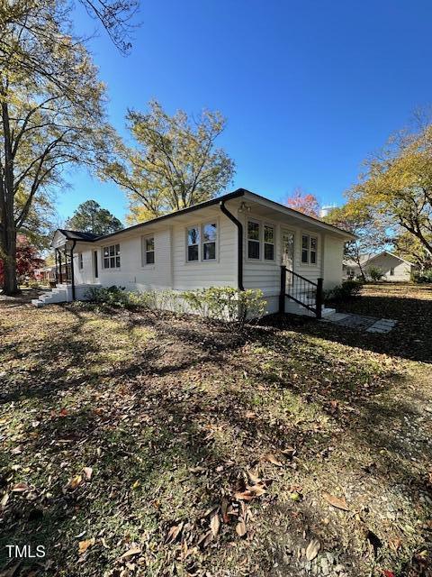 445 N Dunn St, Angier, NC 27501 - view of rear view of property