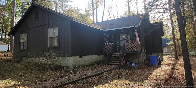 view of rear view of house