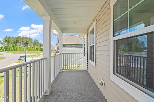 35 Accord Dr, Youngsville, NC 27596 - balcony featuring covered porch