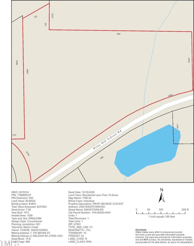 2500 Davistown Rd, Wendell, NC 27591