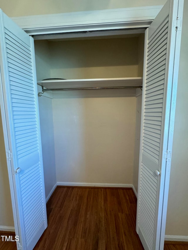 view of closet