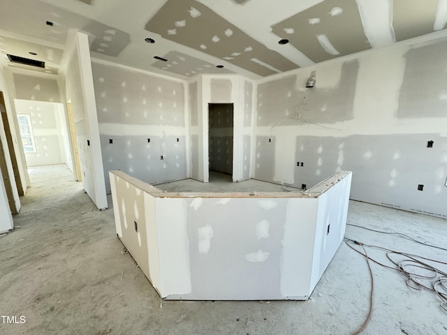 kitchen featuring white cabinetry