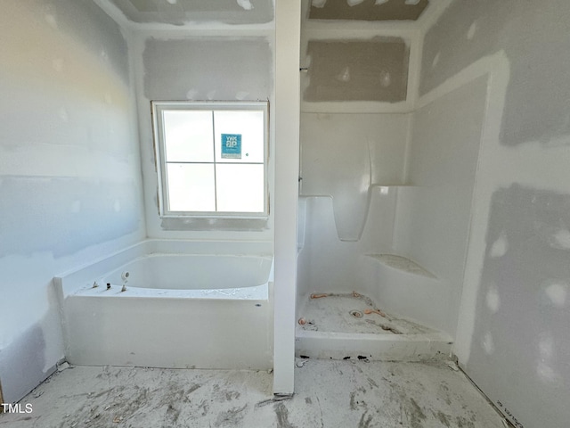 bathroom featuring a bathing tub