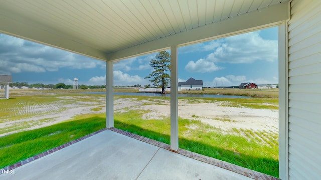 1407 Stoney Creek Church Rd, Goldsboro, NC 27534 - view of patio with a water view