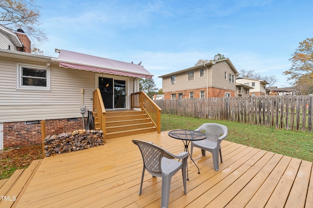 view of deck