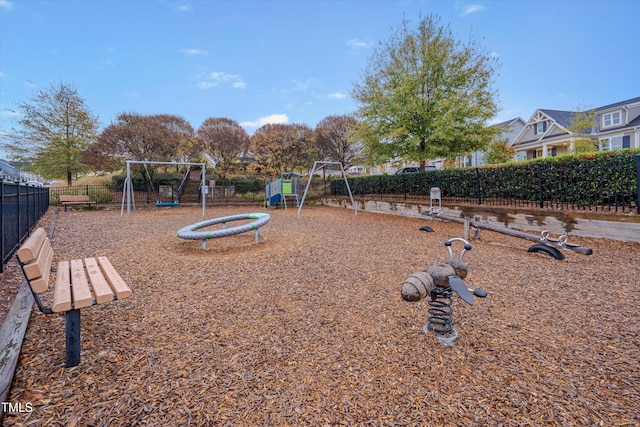 view of home's community with a playground