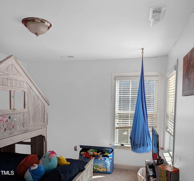 bedroom featuring carpet flooring