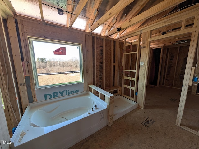 bathroom with a bathtub