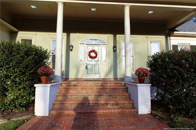 view of entrance to property